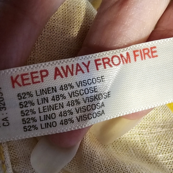 Celandine by Anthropologie Square-Neck Cutout Mini Dress, Maize Yellow & White S - Picture 10 of 11